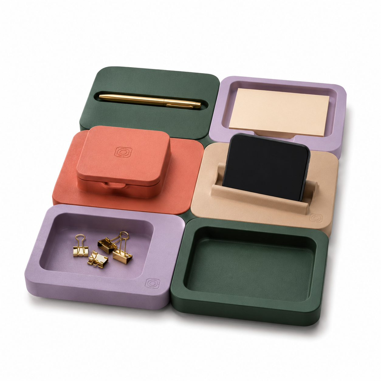 GridTray Interlocking Desk Tiles