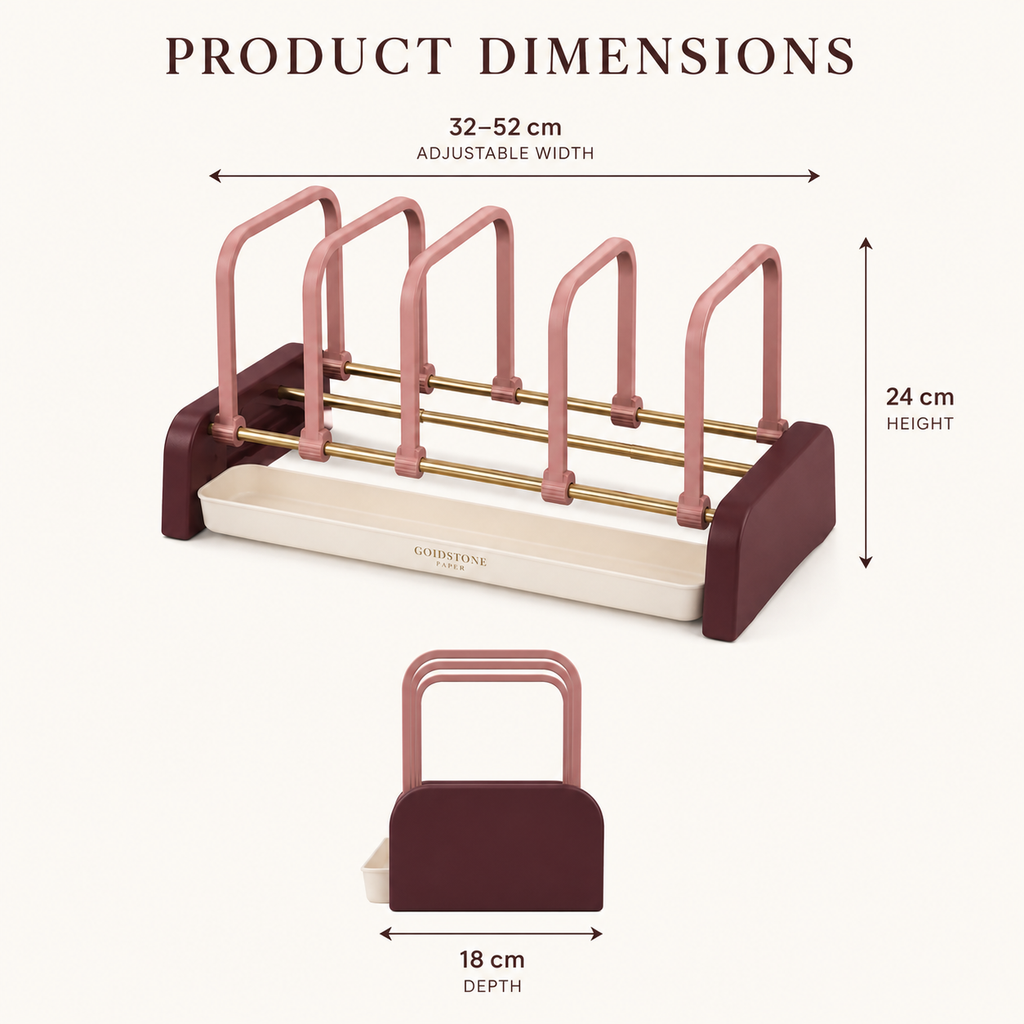 PaperBridge Adjustable File Sorter