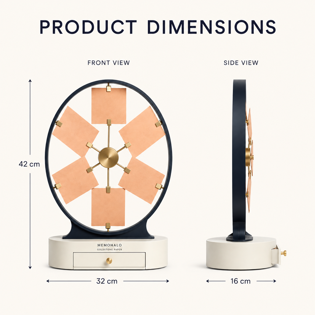MemoHalo Rotating Note Display